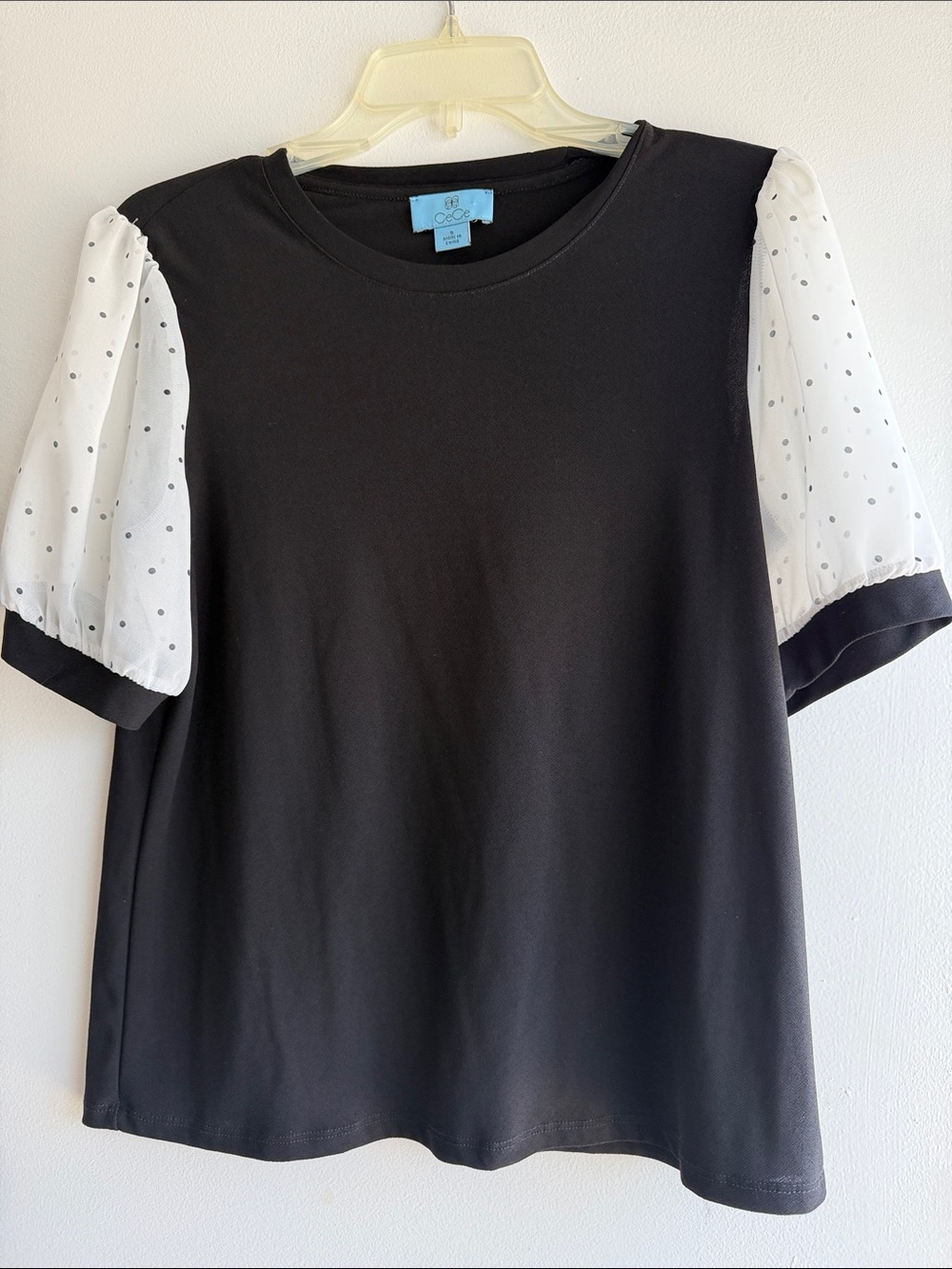 Cece Black And White Shirt